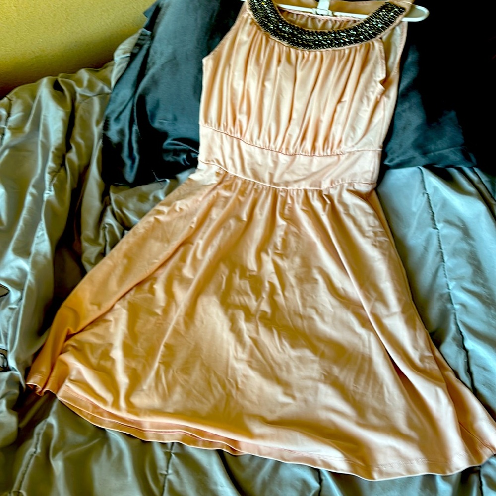 Light pink short flowy dress from Macy’s